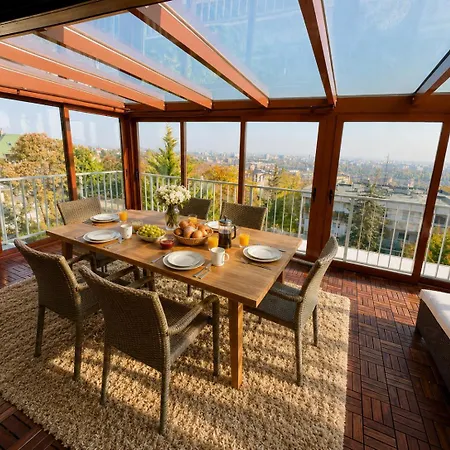 דירה Luxury Panoramic Penthouse With 3 Terraces And Free Garage